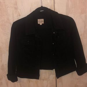 Black jean jacket